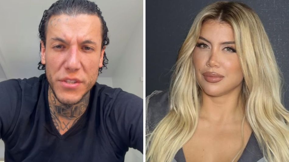 Alex Caniggia y Wanda Nara