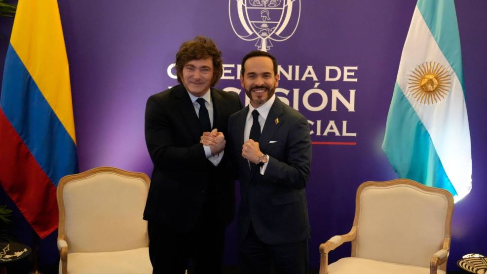 Javier Milei con Abelardo de la Espriella