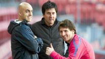 Jorge Messi y Lionel Messi