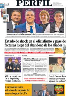 La tapa del Diario PERFIL del sábado 8 de agosto de 2026