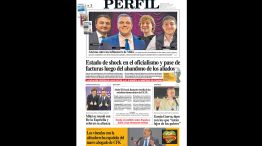 La tapa del Diario PERFIL del sábado 8 de agosto de 2026
