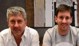 Jorge Messi y Lionel Messi