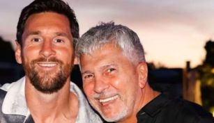 Lionel Messi y Jorge Messi