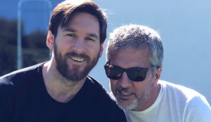 Lionel Messi y su papá, Jorge Messi