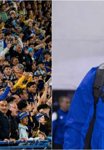 Guillermo Barros Schelotto y el hincha de Boca