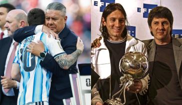 Chiqui Tapia despidió a Jorge Messi, padre de Lionel Messi