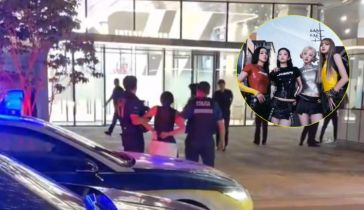 Una mujer fue arrestada tras atacar la puerta del edificio YG Entertainment con un palo de golf