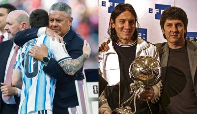 Chiqui Tapia despidió a Jorge Messi, padre de Lionel Messi