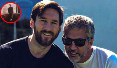 Lionel Messi y Jorge Messi