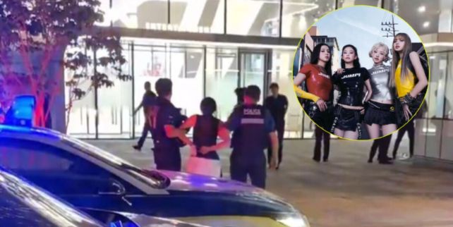 Una mujer fue arrestada tras atacar la puerta del edificio YG Entertainment con un palo de golf
