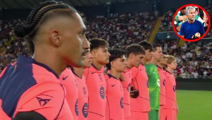 El emotivo minuto de silencio en el Camp Nou tras la muerte de Jorge Messi previo al amistoso entre Barcelona y Nottingham Forest