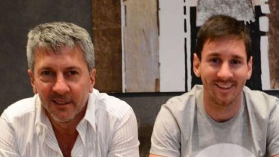 Jorge Messi y Lionel Messi