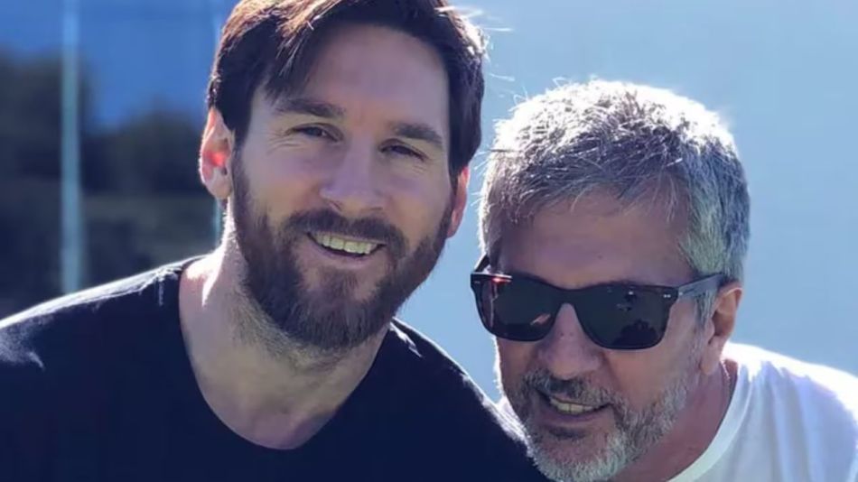 Lionel Messi y Jorge Messi