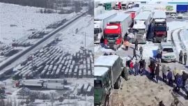 Temporal de nieve en la zona cordillerana: miles de camiones varados y protocolos de emergencia activados