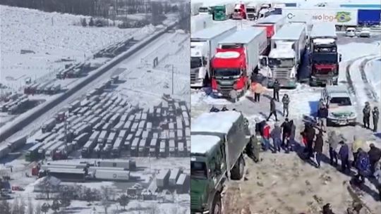 Temporal de nieve en la zona cordillerana: miles de camiones varados y protocolos de emergencia activados