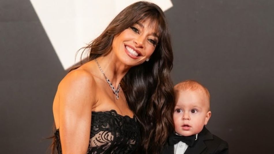 Sol Pérez junto a su hijo Marco Mazzoni