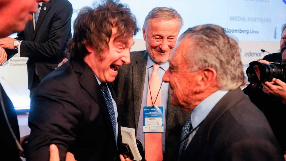 Javier Milei y Eduardo Eurnekian 09082026