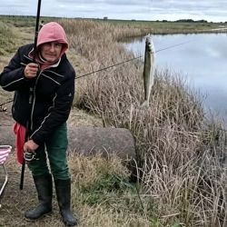 La pesca se realiza desde la costa y, en la jornada relevada por amigos pescadores, la modalidad paternoster fue la que entregó excelentes resultados.