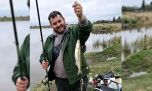 Pejerreyes de muy buen tamaño en un arroyo escondido de Buenos Aires