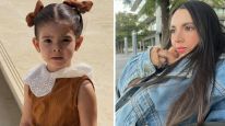 Sarah Burlando y Micaela Herrera, su niñera