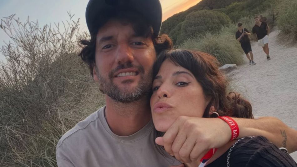 Cande Molfese y su novio, Joaquín