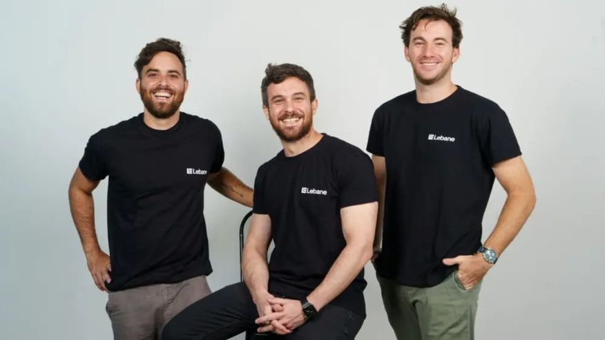 Matías Podrojsky, Lucas Glustman y Bruno Lerer, creadores de Lebane