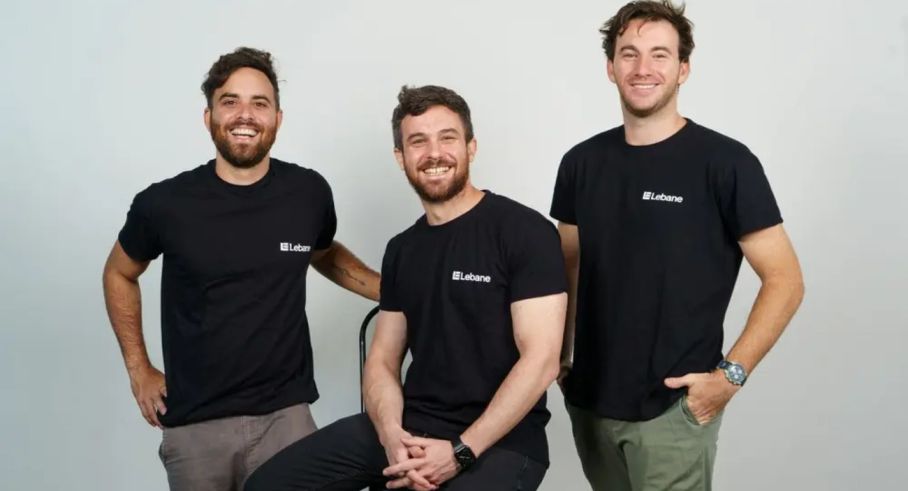 Matías Podrojsky, Lucas Glustman y Bruno Lerer, creadores de Lebane
