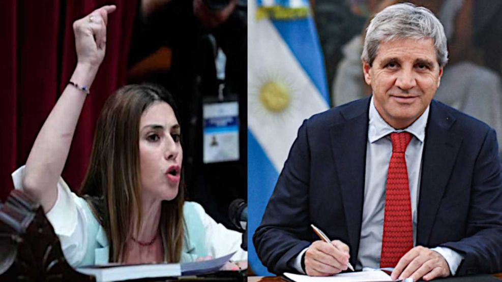 Marcela Pagano y Luis Caputo 10082026
