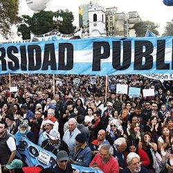 Movilización por la ciencia y las universidades públicas argentinas.  | Foto:Cedoc.