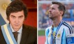 Milei se subió al posteo de Messi para despedir a su padre: "Fuerza capitán"