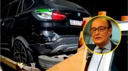 Auto siniestrado de Oscar González