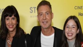 Margarita, la hija de Adrián Suar y Griselda Siciliani, acompañó a su papá en el estreno de su nueva película