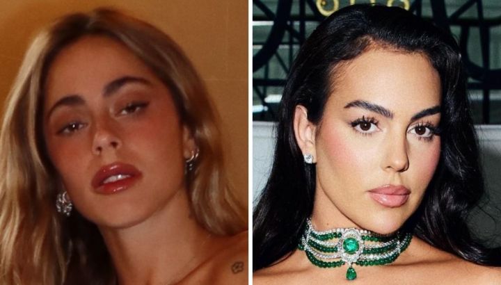 Así fue el vestido que el diseñador de Tini Stoessel para su boda, Ludovic de Saint Sernin, creó para Georgina Rodríguez 