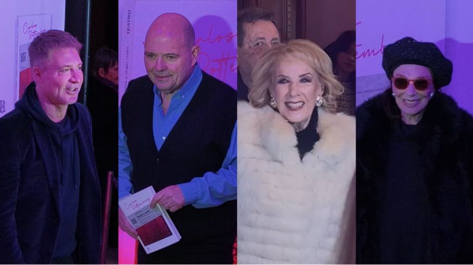Adrián Suar, Carlos Rottemberg, Mirtha Legrand y Graciela Borges