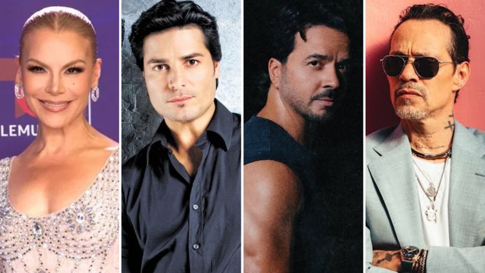 Olga Tañón, Chayanne, Luis Fonsi y Marc Anthony