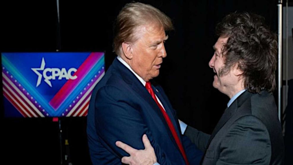 Javier Milei y Donald Trump 12082026