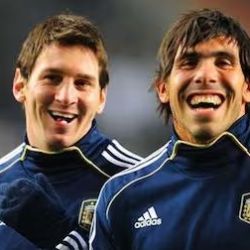 Messi & Tévez | Foto:CEDOC