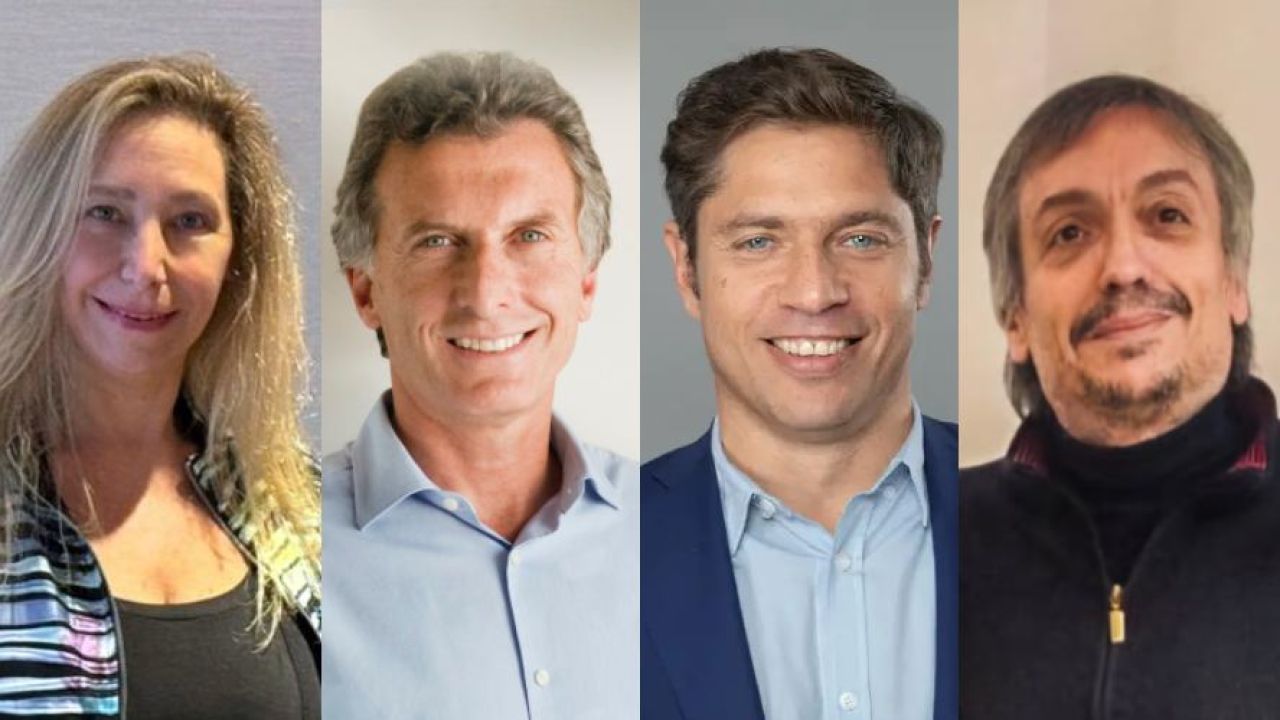 Karina Milei, Macri, Kicillof y Máximo Kirchner | Foto:CEDOC