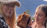 Las fotos del día de ski de Cruz Urcera con Indiana Cubero: “La mayor y el menor” 