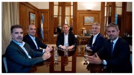 "Fue un encuentro positivo", dijo De Andreis después de la reunión entre el PRO y LLA en la Rosada