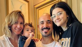 Mora Calabrese, Abel Pintos y sus hijos 