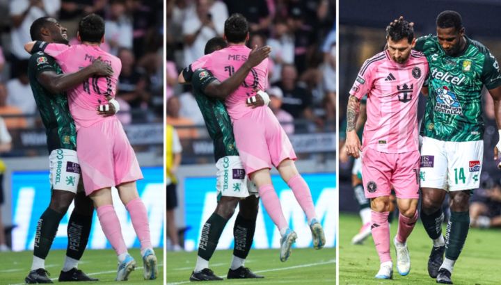 El inesperado momento entre Lionel Messi y Jhohan Romaña en pleno partido del Leagues Cup que se convirtió en viral