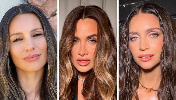 Pampita, Cami Homs y Zaira Nara coinciden en la prenda de la temporada: "Pantalones de cuero con outfit total black"