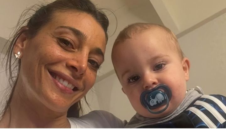 Las tiernas fotos de Marco, el hijo de Sol Pérez y Guido Mazzoni, que ya tiene un año y medio
