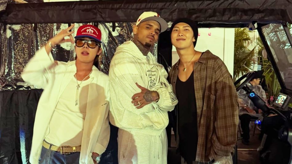 Jhope, Chris Brown y RM