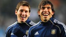 Lionel Messi y Carlos Tevez