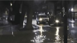 Inundación en Caballito por trabajos programados de AySA