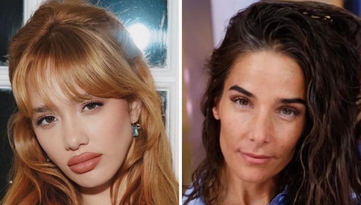 Ángela Torres y Juana Viale coinciden en la combinación de colores que es tendencia esta temporada 