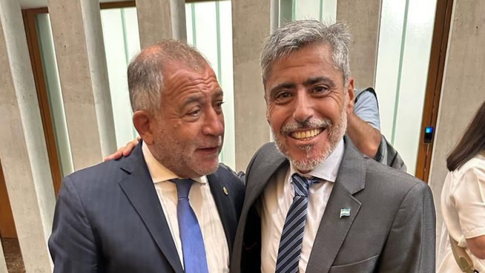 Luis Juez y Juan Pablo Quinteros