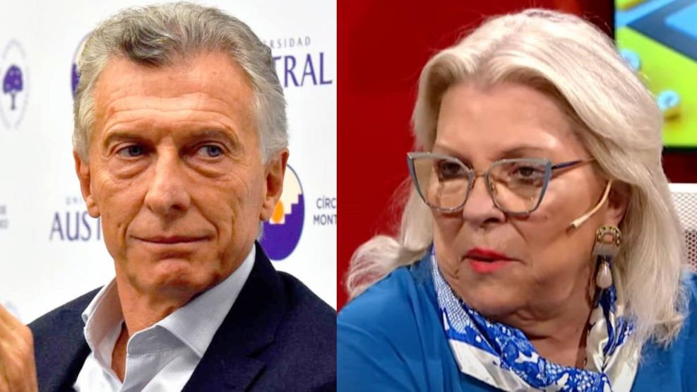 Mauricio Macri y Lilita Carrió